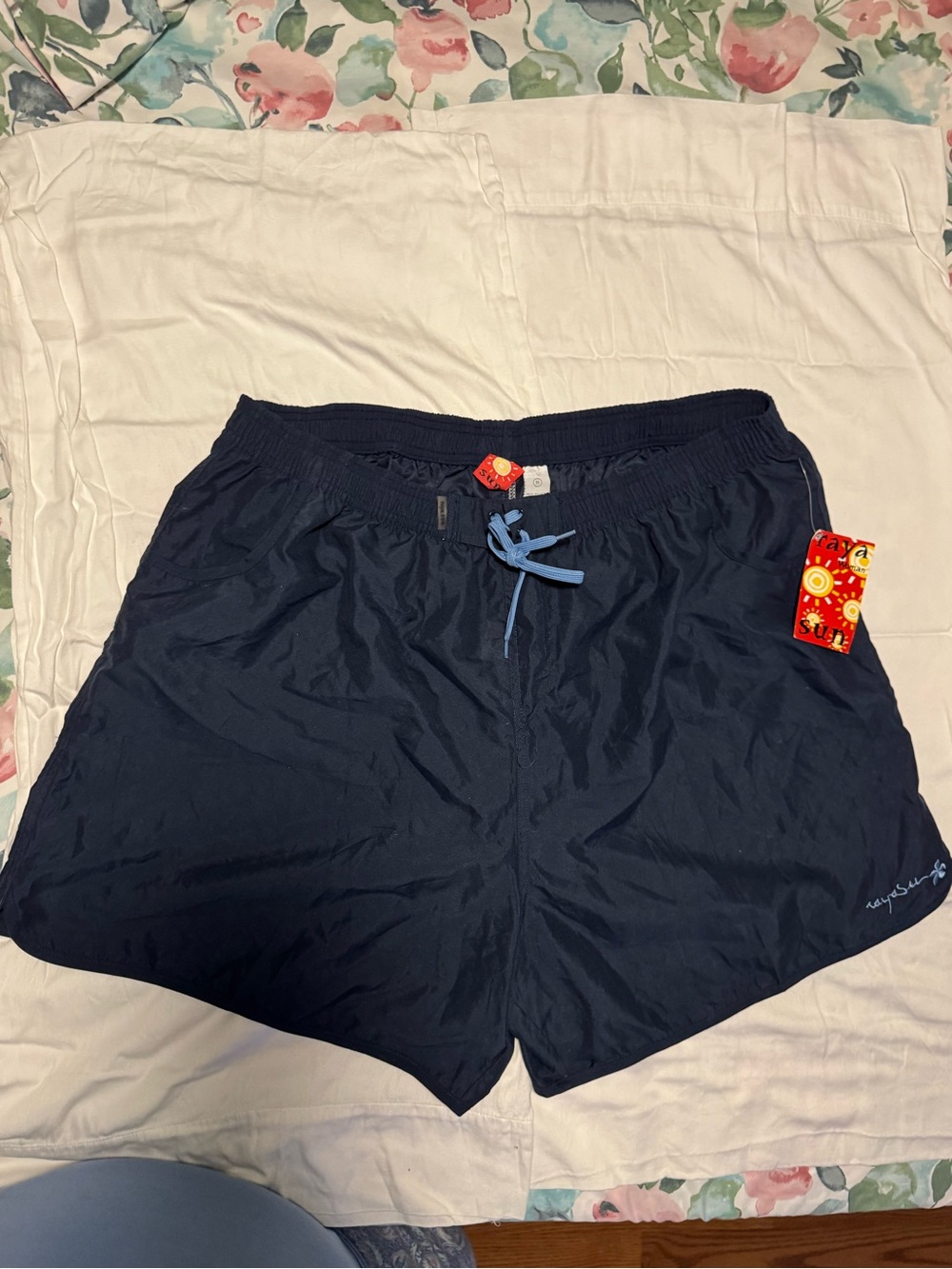 Raya Sun Women's Board Shorts Size 3XL Dark Blue Swim Trunks Pockets